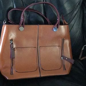PU Leather Tote Bag